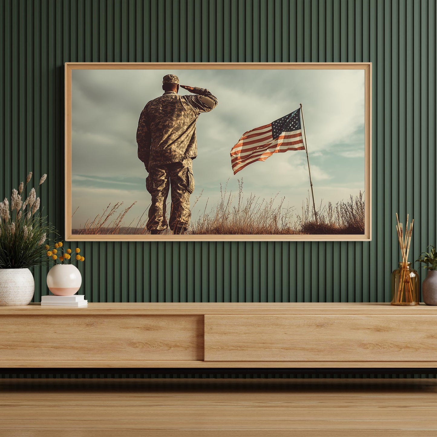 Frame TV Art → Memorial Day Decor