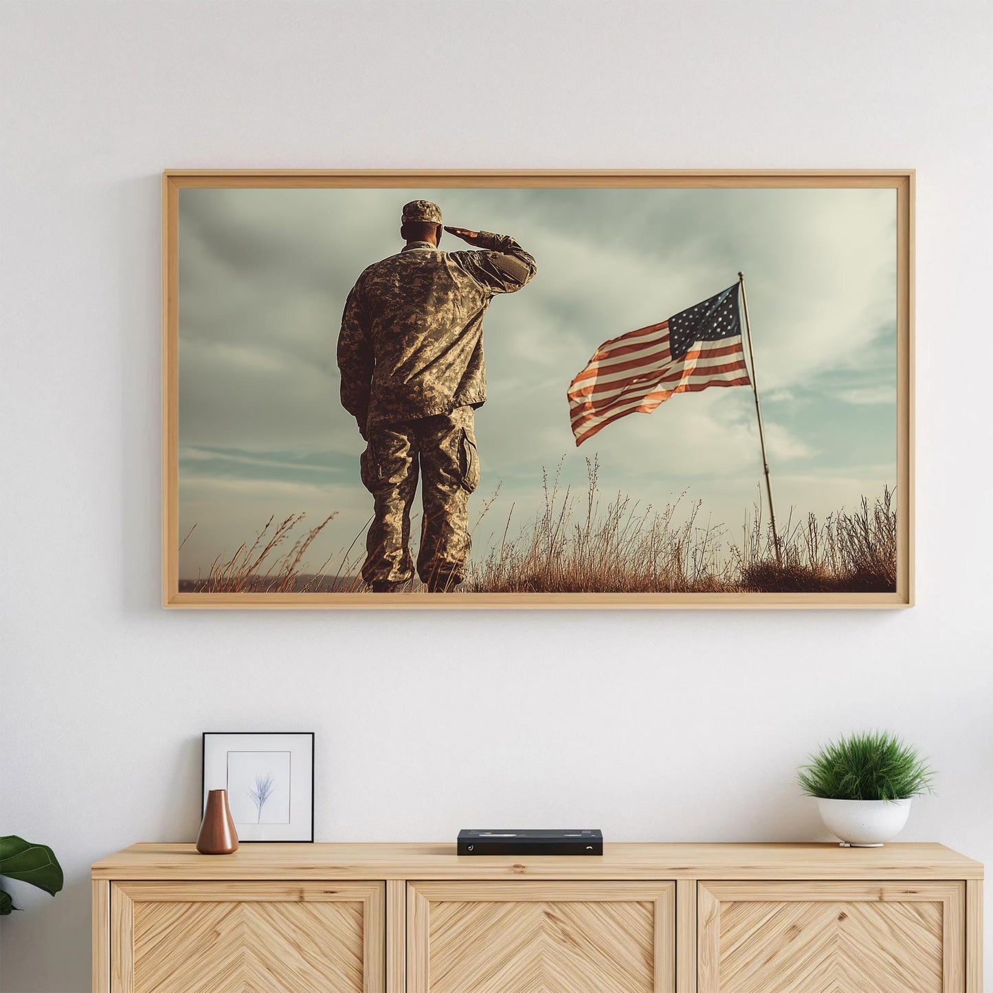 Frame TV Art → Memorial Day Decor