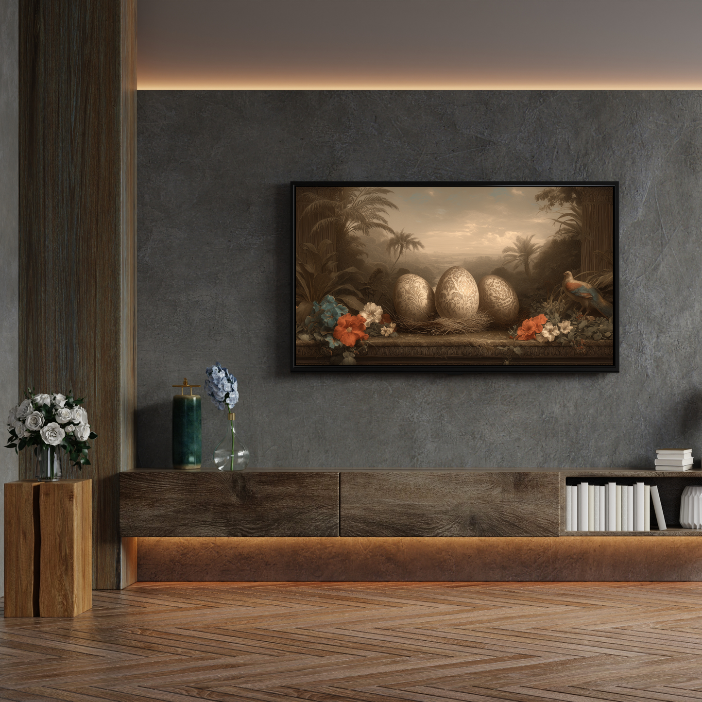Frame TV Art → Ornate Easter Eggs