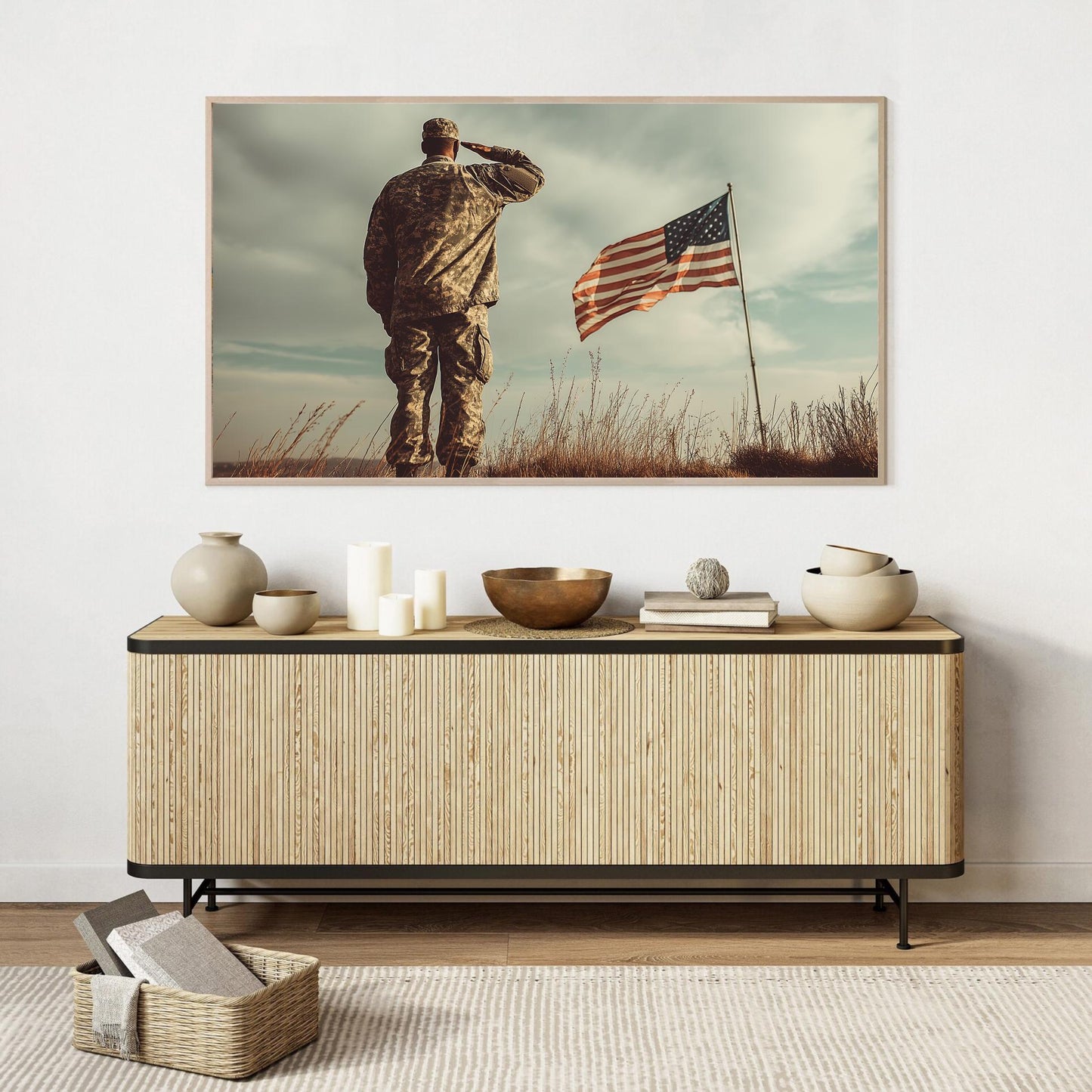 Frame TV Art → Memorial Day Decor