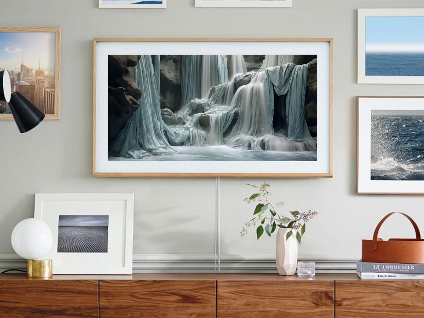 Frame TV Art → Synthetic Waterfalls Pack of 7