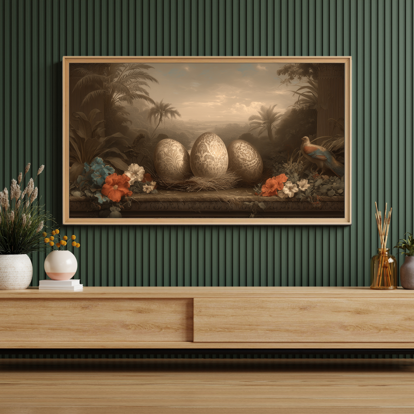 Frame TV Art → Ornate Easter Eggs