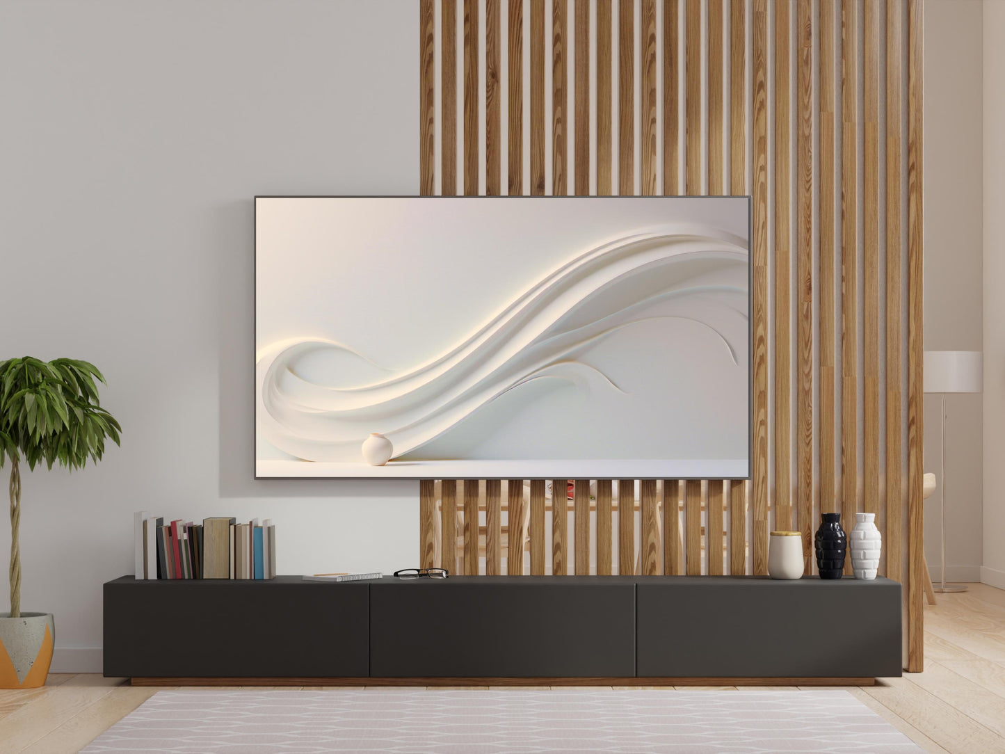 Frame TV Art → Elegant Beige Textures Art Pack of 6