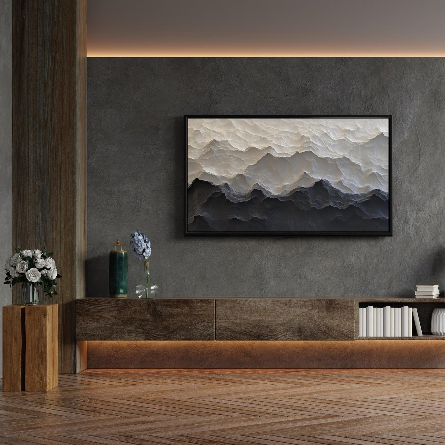 Frame TV Art • Textured Horizon