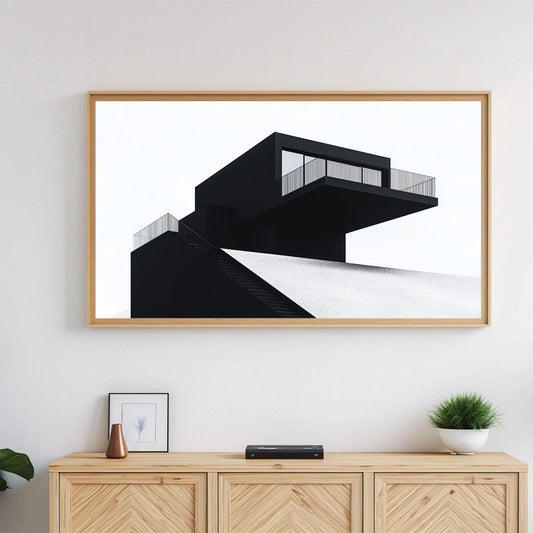 Frame TV Art → Modern Architecture