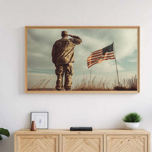 Frame TV Art → Memorial Day Decor