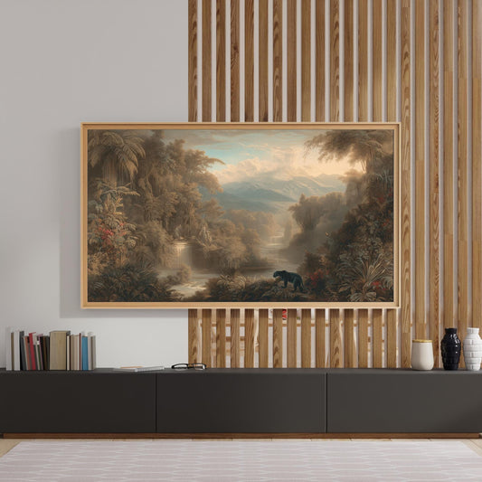 Frame TV Art → Romantic Jungle Landscape
