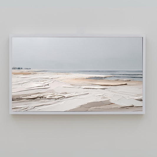 Frame TV Art → Impasto Shoreline Pack of 3