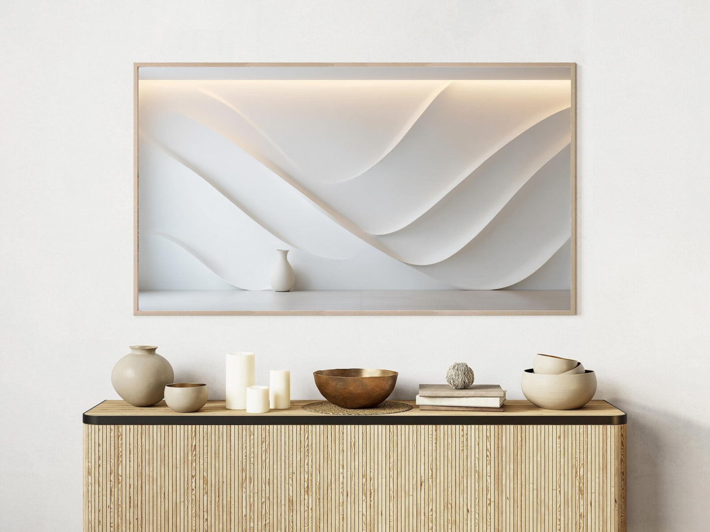 Frame TV Art → Elegant Beige Textures Art Pack of 6