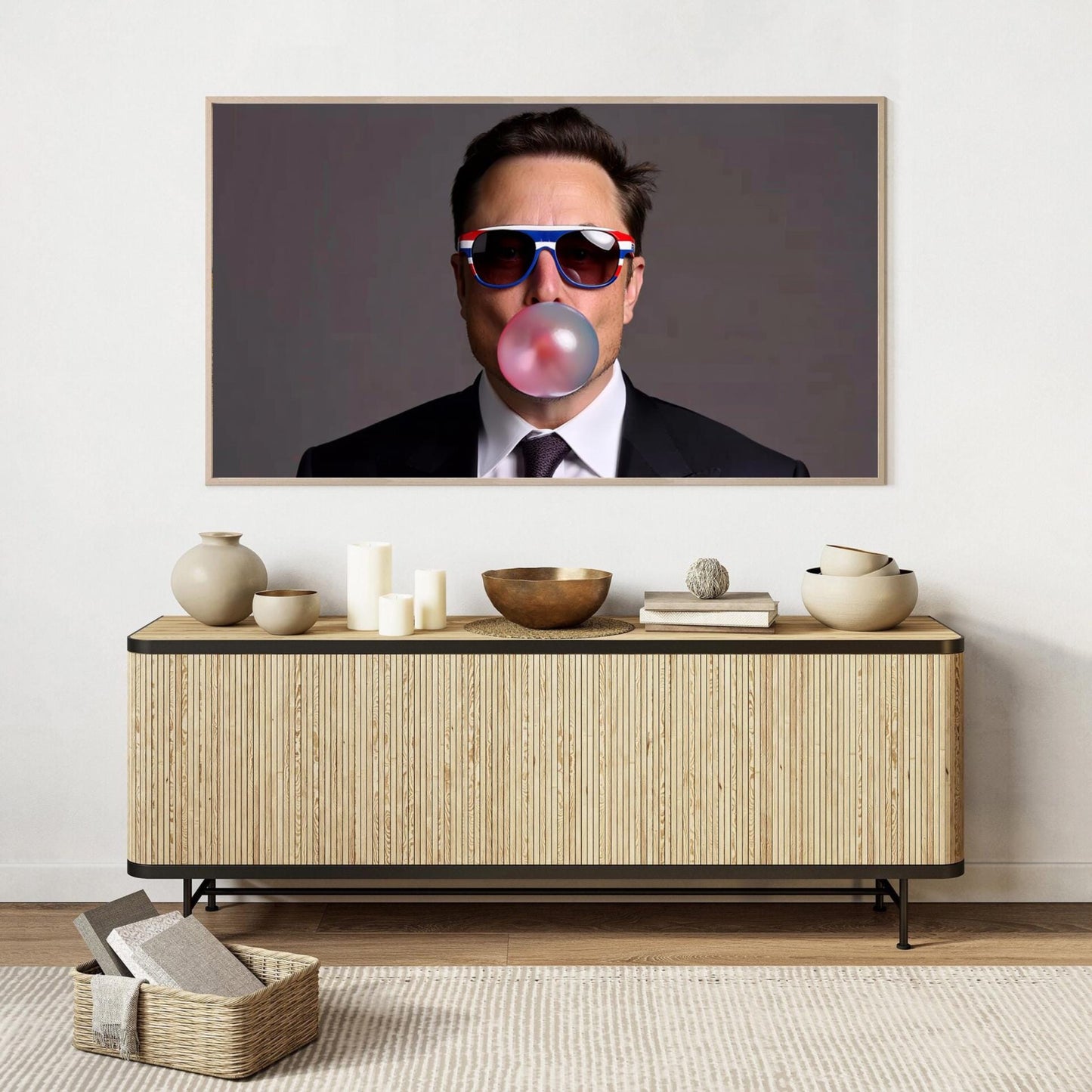Frame TV Art → Bubblegum Patriots Memorial Day Pop Culture Decor