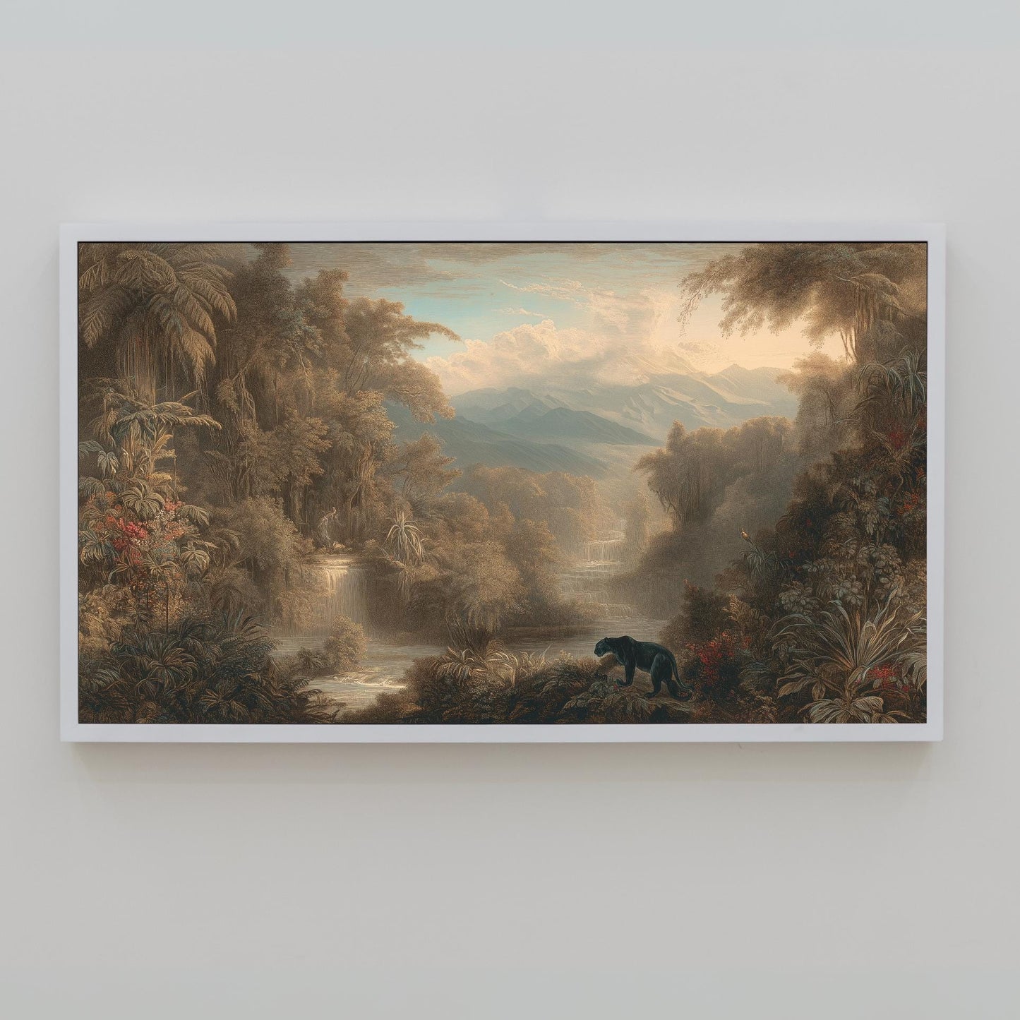 Frame TV Art → Romantic Jungle Landscape