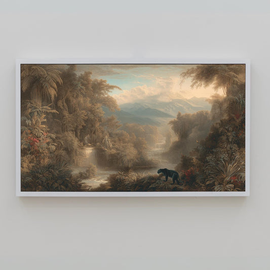 Frame TV Art → Romantic Jungle Landscape