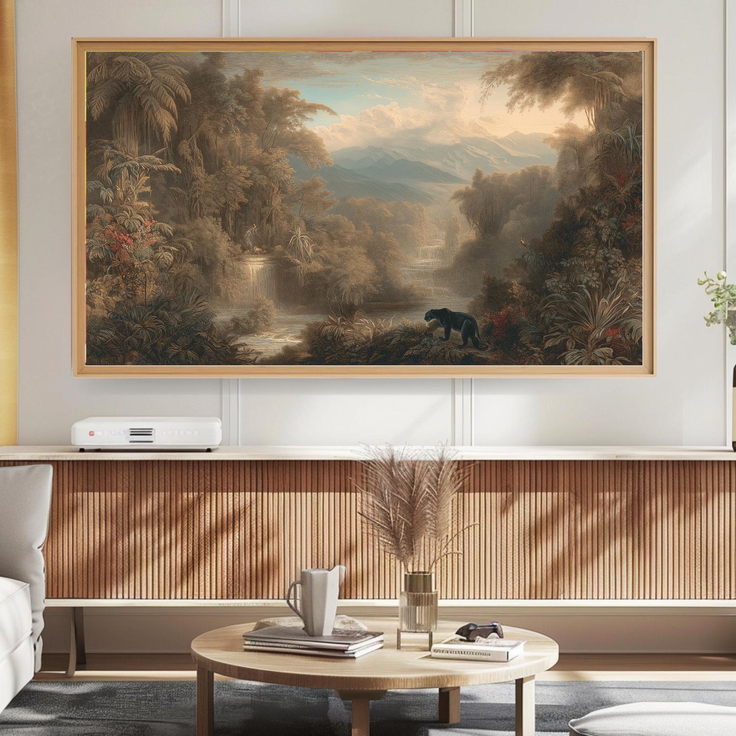 Frame TV Art → Romantic Jungle Landscape