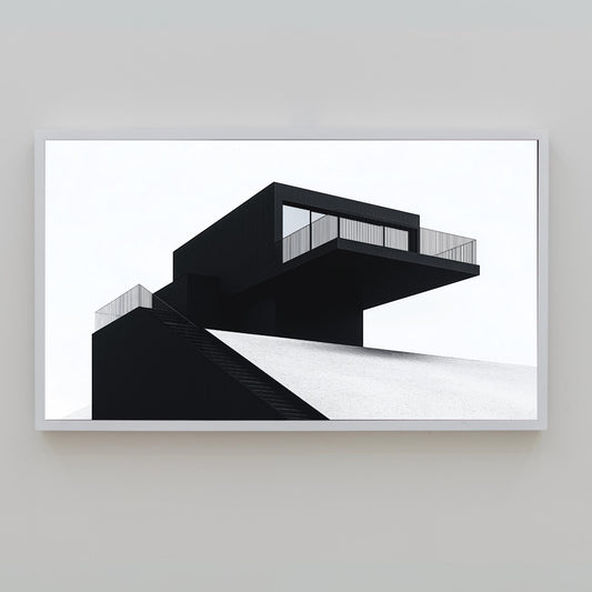 Frame TV Art → Modern Architecture