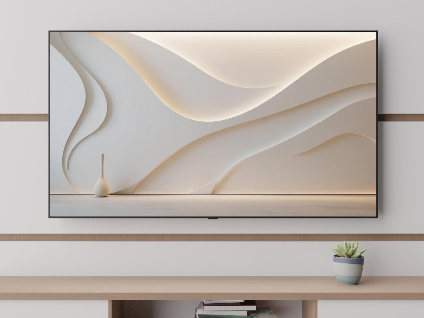 Frame TV Art → Elegant Beige Textures Art Pack of 6