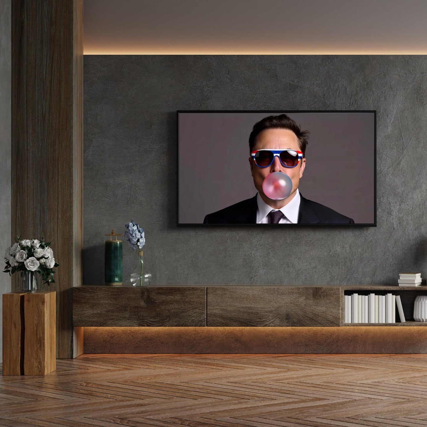 Frame TV Art → Bubblegum Patriots Memorial Day Pop Culture Decor
