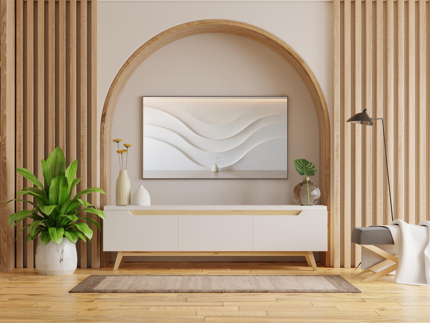 Frame TV Art → Elegant Beige Textures Art Pack of 6