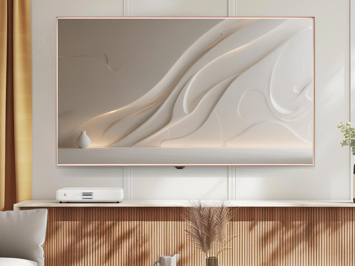 Frame TV Art → Elegant Beige Textures Art Pack of 6