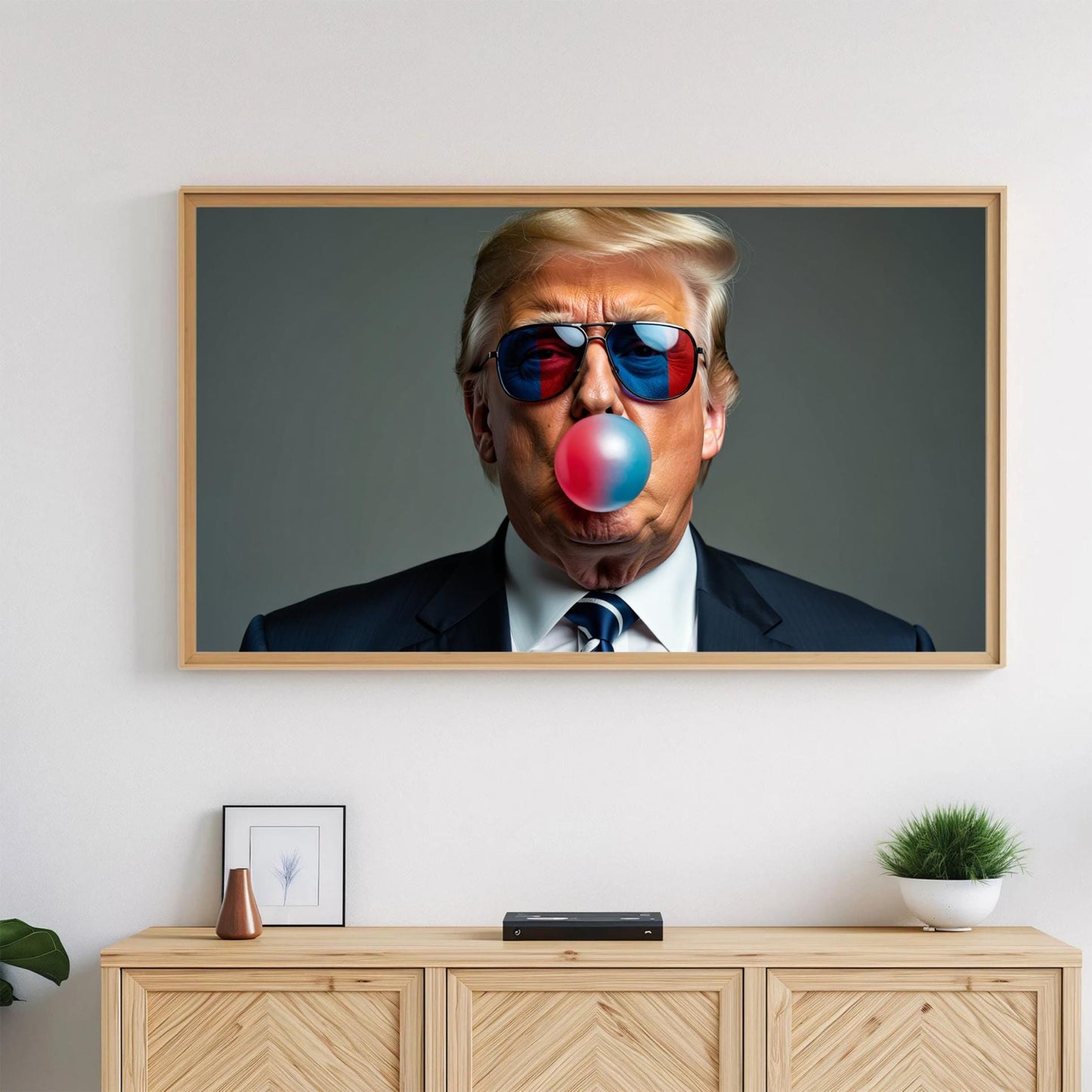 Frame TV Art → Bubblegum Patriots Memorial Day Pop Culture Decor