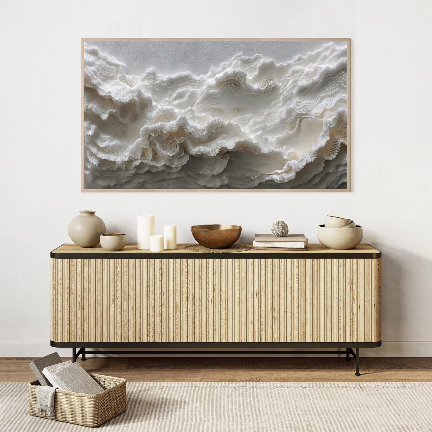 Frame TV Art • Abstract Wave Texture Pack of 6