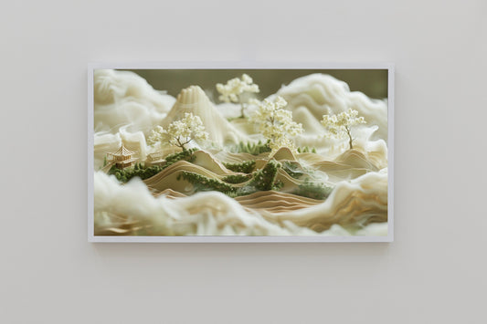 Spring in China Frame TV Art - Bundle of 4→ Hisense Canvas Art Download